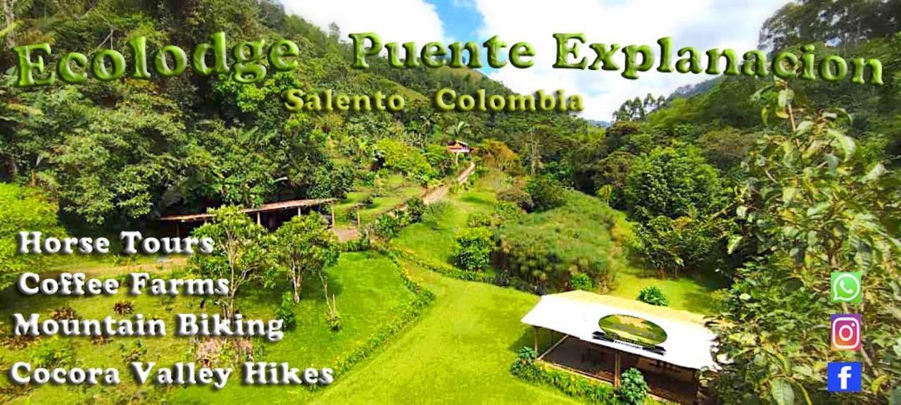 Ecolodge Puente Explanacion Salento Exteriér fotografie